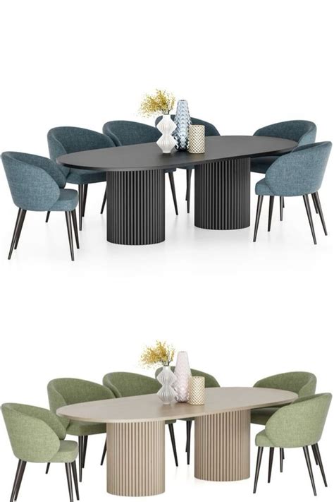 Marlin Dining Table With 6 Chairs - A Class Interior Design