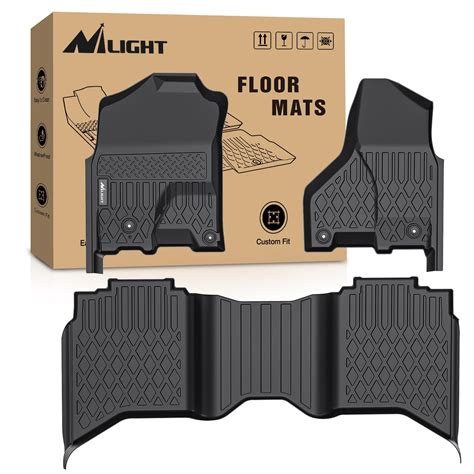 Snapklik.com : Nilight TPE Floor Mats For Dodge Ram 1500 2500 3500 Crew ...