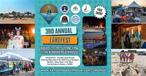 3rd Annual LakeFest, 5001 Simmons Island Road, 53140, Kenosha, 23 ...