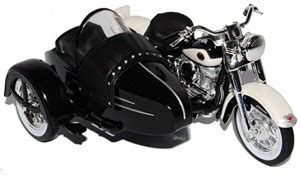Maisto 1:18 1958 FLH DUO GLIDE Slidecar Motorcycle Bike Model - 1:18 ...