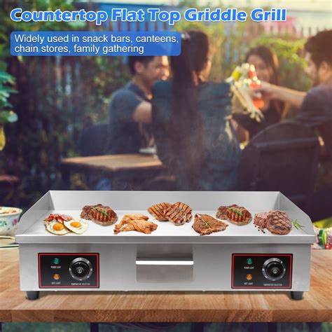 NAIZEA 30 Electric Countertop Flat Top Griddle Hot India | Ubuy