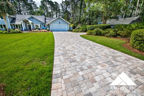 Driveway Designs: Budget Friendly Concrete Pavers — American Paving Design