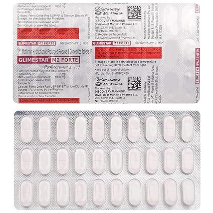 Glimestar - M2 Forte - Strip of 30 Tablets : Amazon.in: Health ...