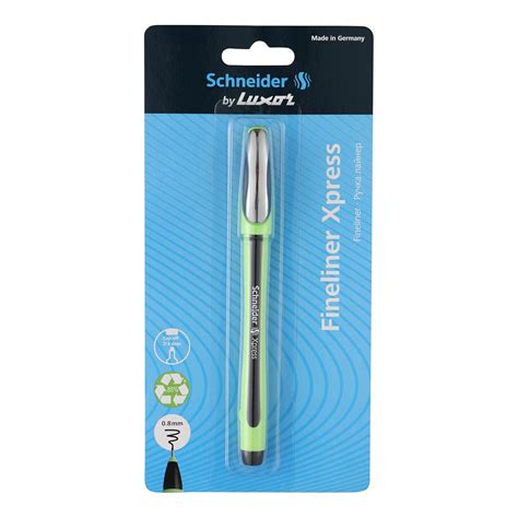 Luxor Schneider Fineliner Xpress For Waterproof Notes - Black | 0.8mm ...