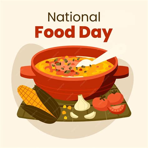 Premium Vector | Celebrate National Food Day Social Media Post Template
