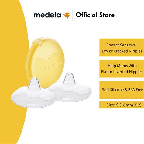 Medela Contact Nipple Shields - Size S/M/L (2 Pcs/Pack) | Shopee Malaysia