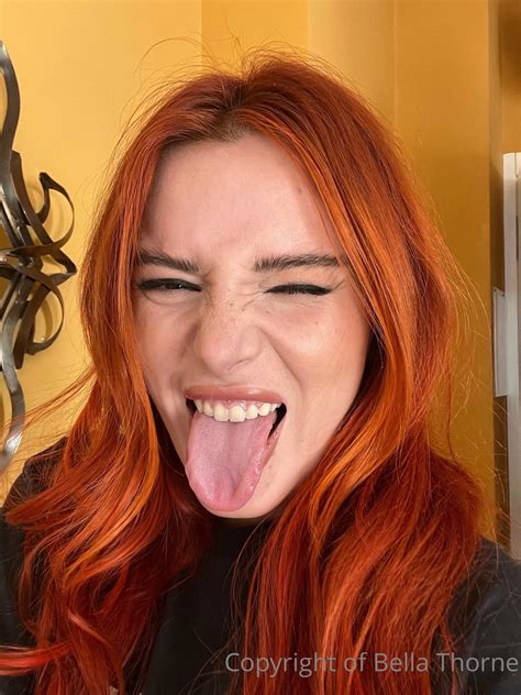 Bella Thorne Tongue
