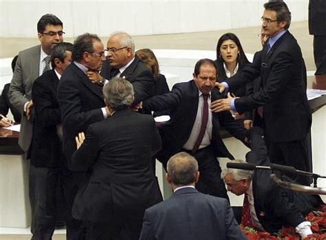 MUST SEE: Politicians fight each other in Parliament! - Rediff.com News
