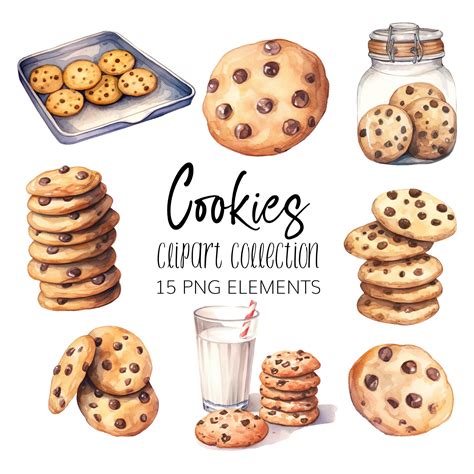Chocolate Chip Cookies Clipart