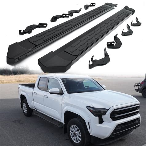 Readyred Running Boards Compatible with 2025 2024 Toyota Tacoma Accessories Double Cab. 6.5 ...