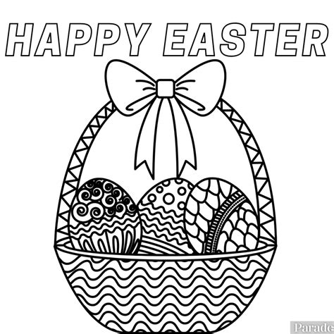 25 Free Printable Easter Coloring Pages for Kids and Adults - Parade