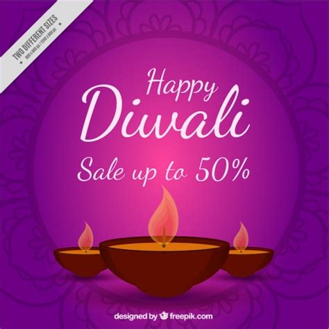 Fundo roxo do Diwali | Vetor Grátis
