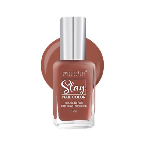 Buy Swiss Beauty Slay Nail Color | Glossy Finish, Long Lasting Nail ...