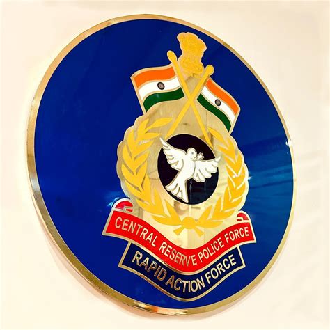CRPF Brass Logo | Army Sales