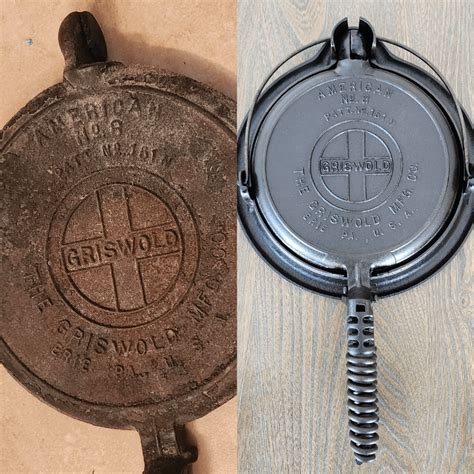 100 year old Griswold cast iron waffle maker : r/capetown