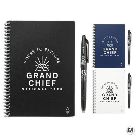 Promotional Rocketbook Core Director Notebook Bundle Set | Customized Notebook Pen Combos ...