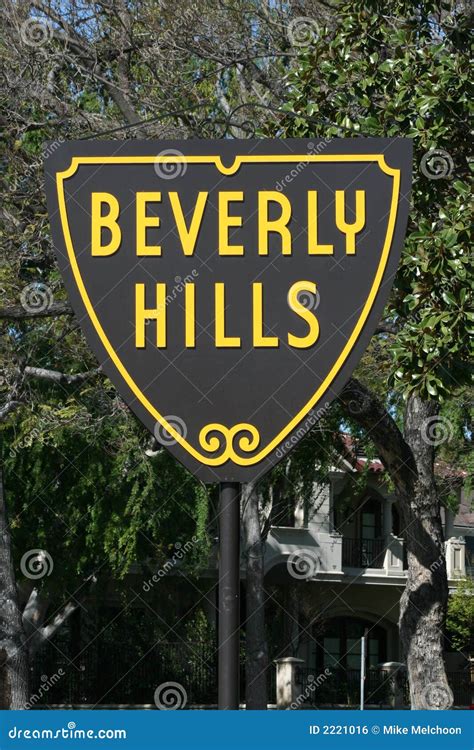 Beverly Hills Sign editorial photo. Image of icon, signage - 2221016