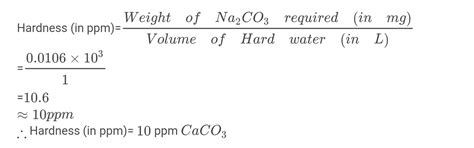 Washing soda (Na2CO3.10H2O) is widely used in softening of hard water ...