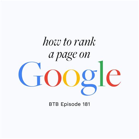 How to Rank a Page on Google | Davey & Krista