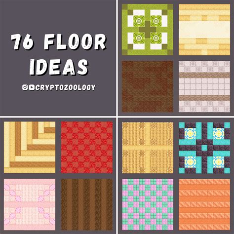 100 Minecraft Floor Ideas