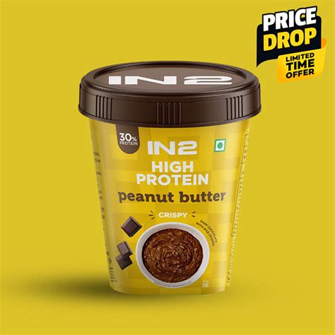 High Protein Peanut Butter-Dark Chocolate Crispy|30% Protein, No Sugar ...