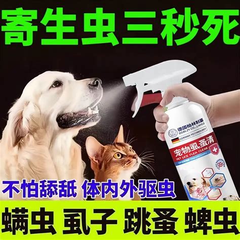 Not Afraid of Licking Pets Outer Body Fleas Clearing Dogs Insect Repellent Spray Removing Mites ...