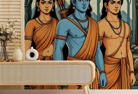 Buy Ram Mandir Wallpaper for Wall Online in India - Magic Decor