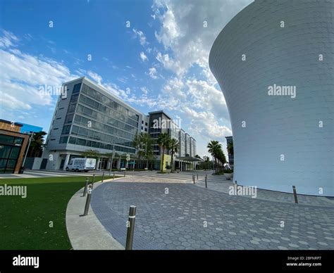 Orlando, FL/USA-4/10/20: The exterior of a Marriott Courtyard and ...