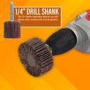 Ultra Touch UTAMW20|Flap Type | Abrasive Buffing Mop Wheel | For Drill ...