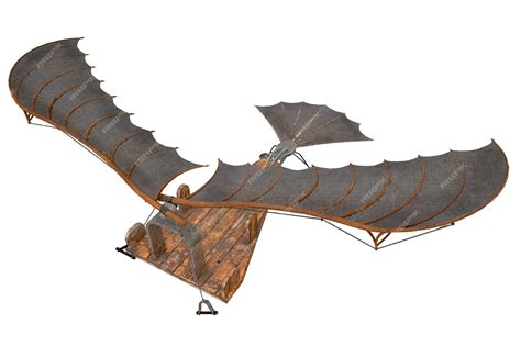 Premium Photo | Leonardo do vinci macholet airplane flying machine invention of the middle ages