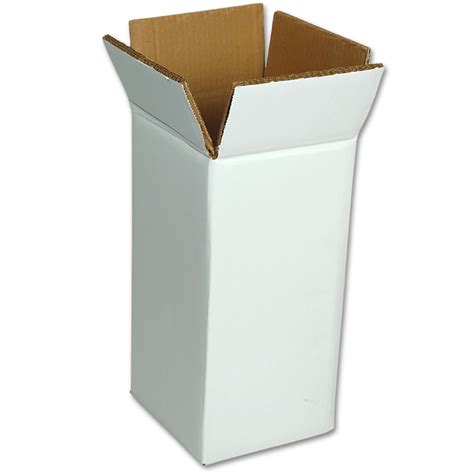 7 Ply White Corrugated Box - 6x6x48 | UPACK
