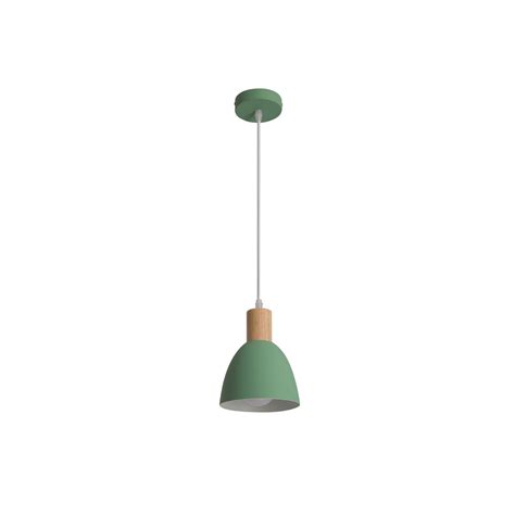 Lámpara de techo Lilian Verde 1xE27