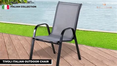 Watch Royaloak Tivoli Italian Outdoor Chair on Amazon Live