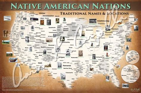 Map of Native American Nations: 50+ Tribes & Territories