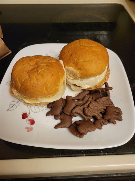 Grilled up some MorningStar Farms veggie chicken patties and melted ...