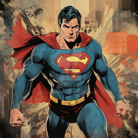 Superman Comic Book Style by KajiroArt on DeviantArt