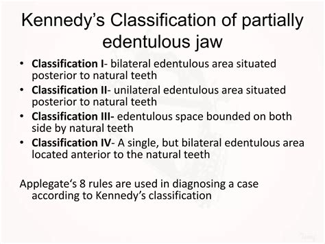 Classification Of Kennedy