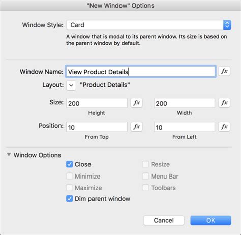 Image result for FileMaker Tutorial Show Window