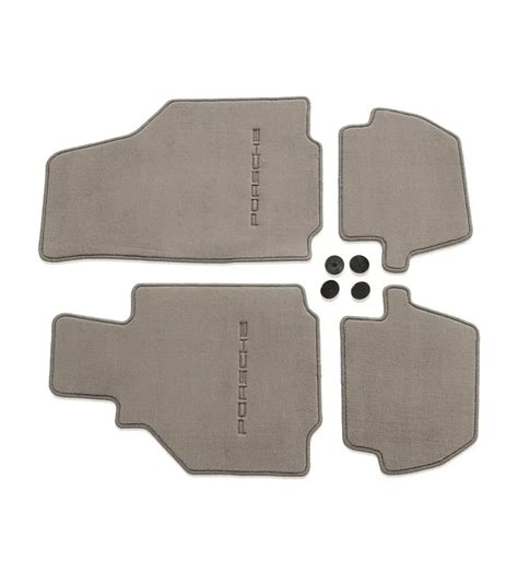 Porsche 996 Floor Mats - Graffiti Grey | PORSCHE SHOP