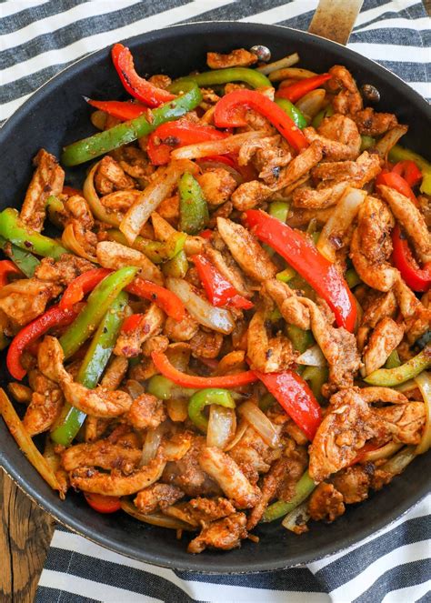 Chicken fajitas recipe – Artofit