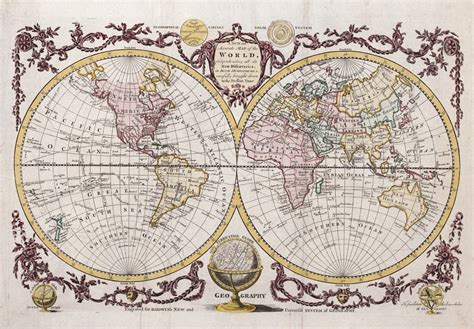 World Map 18th Century | Ancient world maps