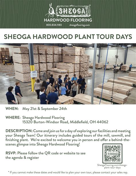 Sheoga Plant Tour Days - Sheoga Hardwood Flooring
