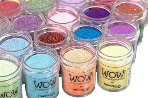 Image result for WoW Embossing Powder Color Chart