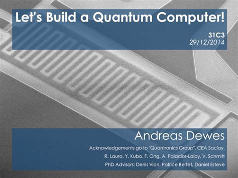 Image result for How to Build a Quantum Computer