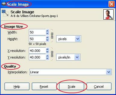 How to Scale An Image - GIMP tutorial