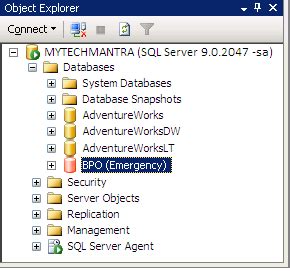 SQL 2005 Suspect Database Repair 的图像结果
