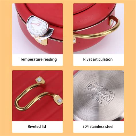 Stainless Steel Japanese Style Tempura Deep Fryer ... - Grandado