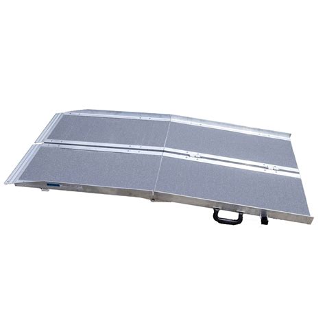 Ramptec 8 Foot Multi-Fold Wheelchair Ramp Aluminium 240Cm X 73Cm ...