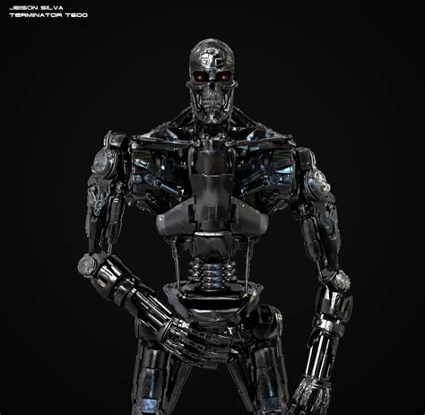 Terminator (Model T-600) | Terminator, Marvel superheroes art, Robot design