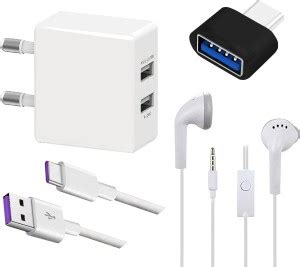 OTD Wall Charger Accessory Combo for Realme Narzo 20, Realme Narzo 20 ...
